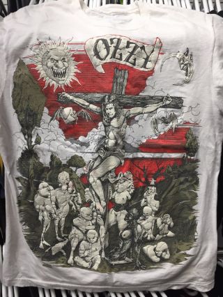 Ozzy Osbourne Vintage T Shirt Glow In The Dark