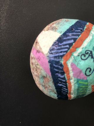 At Home With Amy Sedaris Craft ROCK handpainted by Amy 2