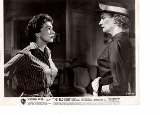 Nancy Kelly & Patty Mccormack In " The Bad Seed " 1956 Vintage Still