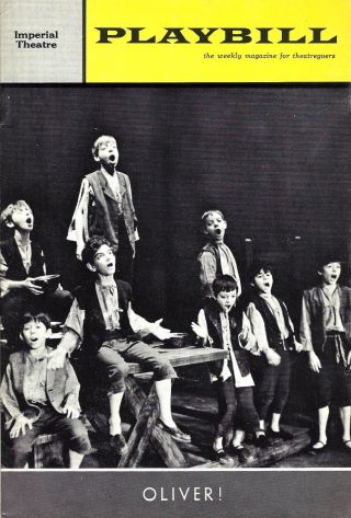 Georgia Brown " Oliver " David " Davy " Jones (" The Monkees ") 1963 Broadway Playbill