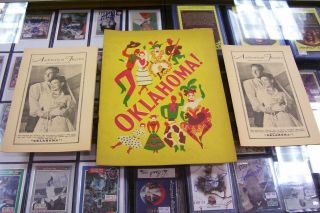 Vintage Oklahoma The Musical Program & 2 Playbills Ridge Bond Ann Crowley