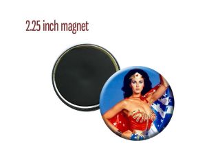 Wonder Woman Lynda Carter Classic Tv Show Sexy 2 1/4 Inch Magnet