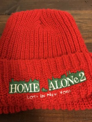 Rare Home Alone 2 Film Crew Beanie Hat Cap Christmas Kevin Mcallister Talkboy