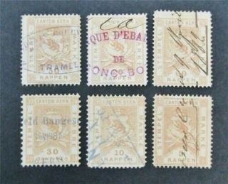 Nystamps Switzerland Local Stamp Rare