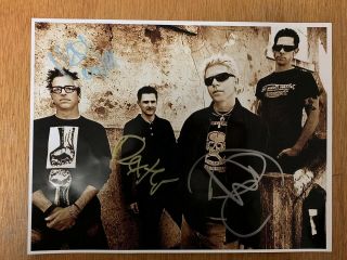 The Offspring Dexter Holland Noodles Todd Morse Signed Photo 8x10 2019
