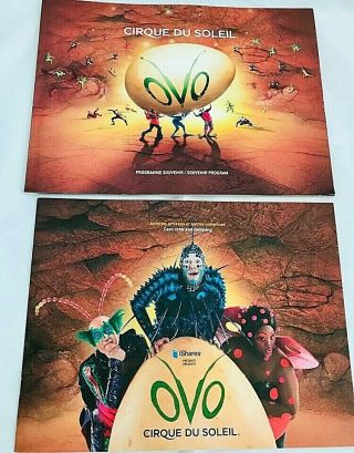 Cirque Du Soleil Ovo Souvenir Program,  Cast,  Crew,  And Company Booklet,  2009