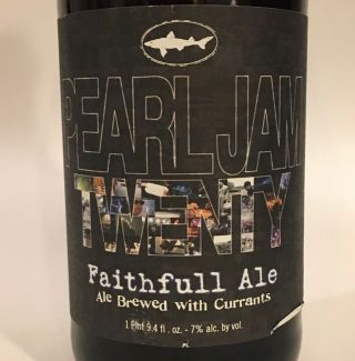 Dogfish Head Craft Brewery Pearl Jam Twenty Faithfull Ale Beer (2011) RARE 2
