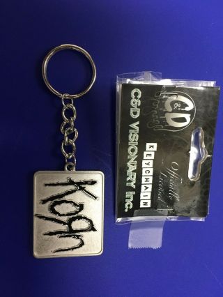 Korn Licensed KoЯn Logo Metal Keychain Official Key Chain