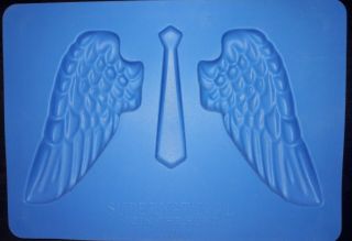 Supernatural Castiel Angel Wings Tie Silicone Mold Tray 6x9 Culturefly Exclusive
