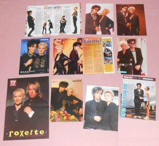 Roxette Per Gessle Marie Fredriksson - Aussie Articles/clippings/pinups 1990s