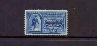 U.  S.  A.  1888 10c Special Delivery Mh (blunt Perf)