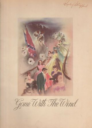 Gone With The Wind 1939 Movie Program