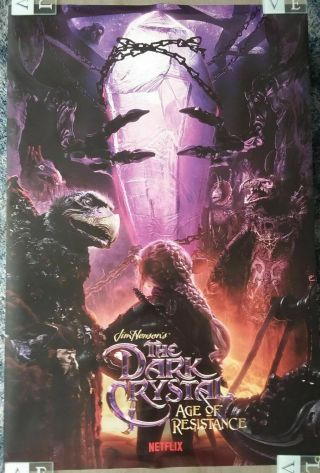 Sdcc 2019 Exclusive Netflix The Dark Crystal Age Of Resistance Poster 24 X 36