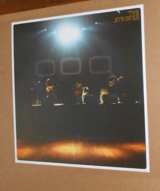 The Strokes Poster 2002 24x24 Rare (on Stage)