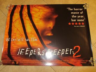 Jeepers Creepers 2 Movie Poster (uk Quad) 30 X 40 Inches,  Horror