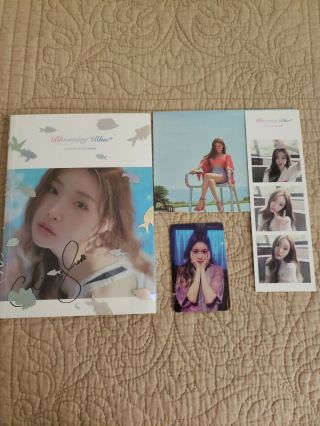 Chungha Blooming Blue Album Signed Mwave