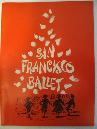 Vtg San Francisco Ballet Nutcracker And Beauty And The Beast Program 1950s?