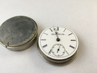1880s Vintage Elgin B.  W.  Raymond 18s 15j Pocket Watch Movement - 1387788 (runs)