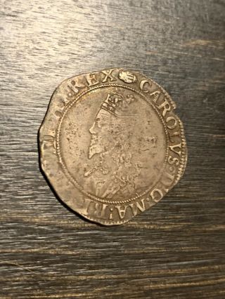 1625 - 1642 Charles I Silver English Shilling 2