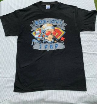 Vintage Bon Jovi Concert Shirt 1989 We 