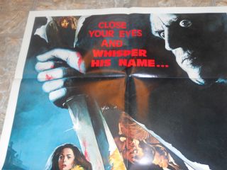 Vintage 1979 Jack the Ripper One Sheet Movie Poster Jess Franco Klaus Kinski 2
