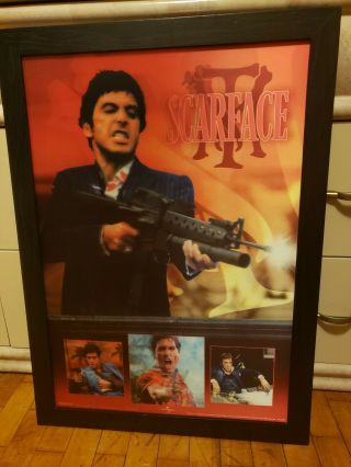 Scarface 3d Holographic Picture Movie Frame No Longer Produced (rare)