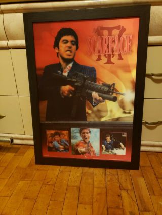 SCARFACE 3D HOLOGRAPHIC PICTURE MOVIE FRAME NO LONGER PRODUCED (RARE) 2