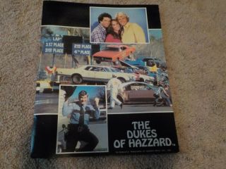 Vintage 1981 Dukes Of Hazard Pocket School Folder 12 " X 9.  5 "