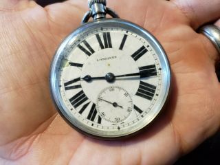 Antique Longines Pocket Watch 7 Grands Prix 15j - 4455017 - Complete - Repair