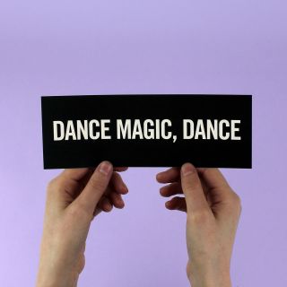 David Bowie Sticker " Dance Magic Dance " Labyrinth,  Jennifer Connelly,  Jareth
