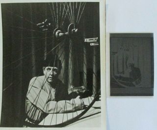 Patrick Mcgoohan,  Vintage,  4 " X 6 " Photo Negative And 8 " X 10 " Photo