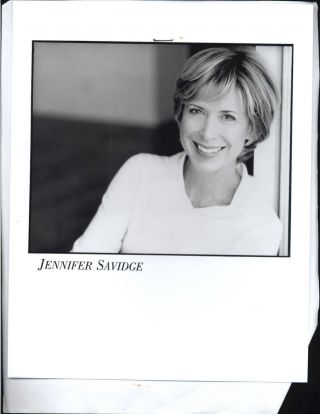 Jennifer Savidge - 8x10 Headshot Photo W/ Resume - J.  A.  G