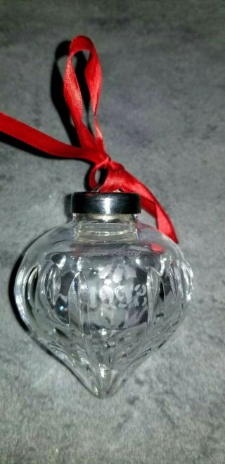 1993 Signed Jim O’leary Waterford Crystal Ornament Vgucsb