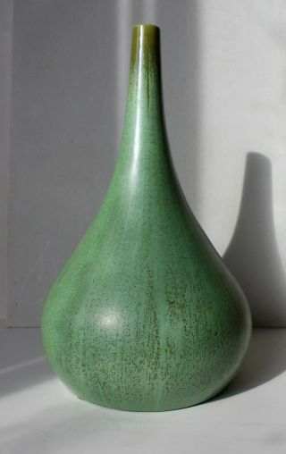 Mid - Century Modern Red Wing Charles Murphy M - 3007 Art Pottery Celadon Green Vase