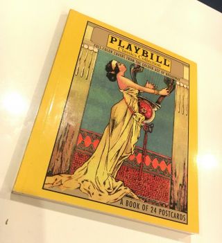 Playbill Covers - Book 24 Postcards - Broadway Golden Age 1900 - 1930 Classics Oop