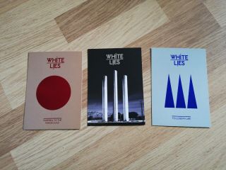 White Lies - Pack Of 3 Promo Postcards