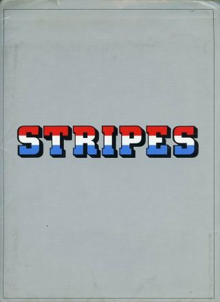Bill Murray Stripes Complete Rare 1981 Columbia Movie Press Kit
