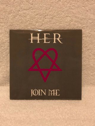 Her Join Me Promotional Cd Single Rare Version 2 (him,  Heartagram,  Ville Valo)
