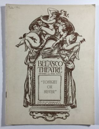 Tonight Or Never Playbill Belasco Theatre Helen Gahagan Melvyn Douglas 1931