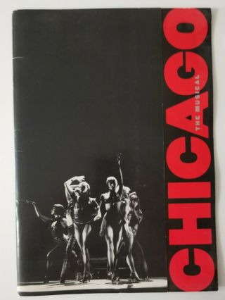 Vintage 2001 Chicago The Musical London Stage Play Program Claire Sweeney Moyet