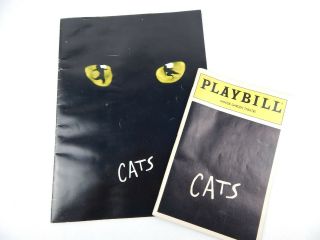 Cats Musical Program And Playbill 1987