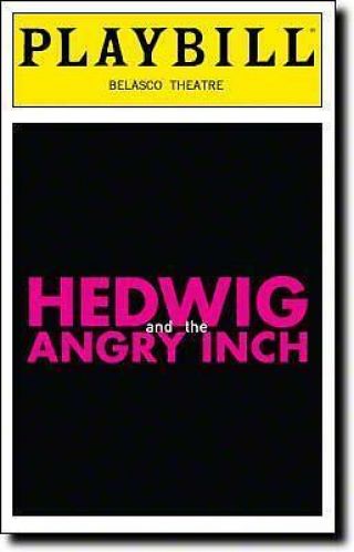 John Cameron Mitchell Color Playbill Hedwig And The Angry Inch Lena Hall 2015