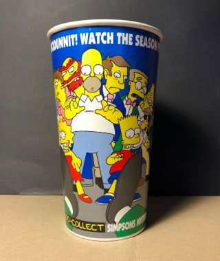 The Simpsons " Who Shot Mr.  Burns " Collectors 7 - 11 Cup Never Been