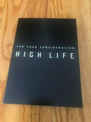 High Life Dvd Fyc For Your Consideration Robert Pattinson