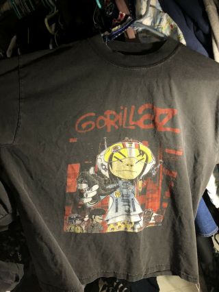Rare Gorillaz Vintage Concert T - Shirt - Large