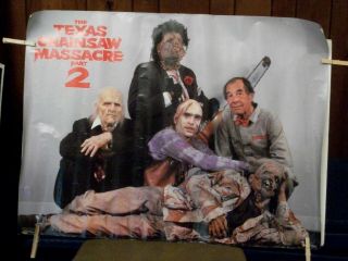 Texas Chainsaw Massacre Poster Part 2 Vintage 1986
