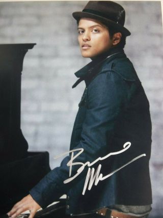 Holiday Special - - Bruno Mars Signed Photo