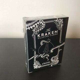 The Kraken Black Spiced Rum Authentic Playing Cards Collectable