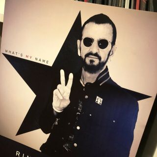 Ringo Starr - Whats My Name Exclusive Hollywood Listening Event Poster RARE 3