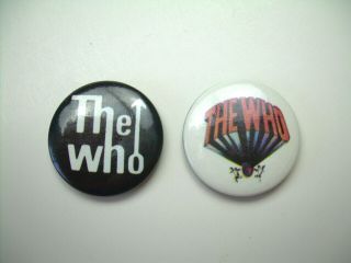 Vintage The Who Buttons From The 80 